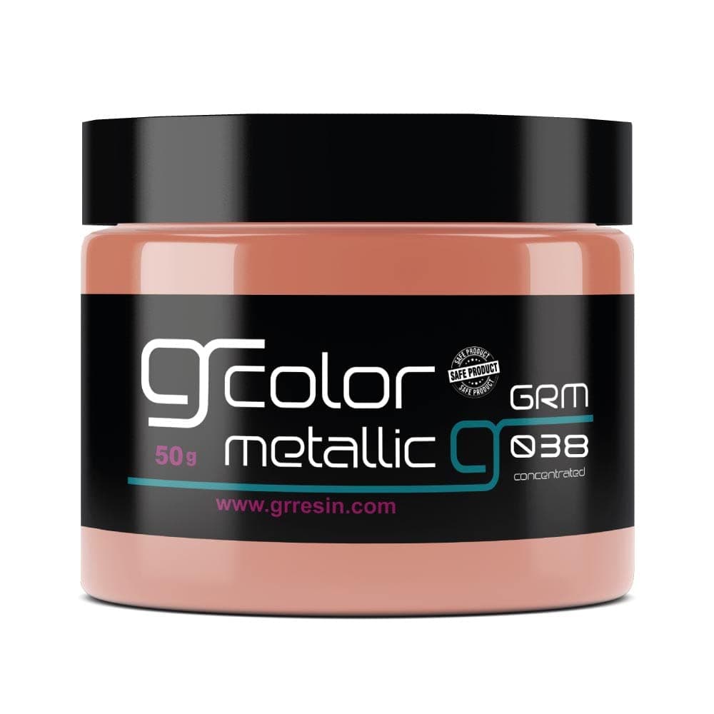 Graffiti Resin Metallic Resin Colors 50 g Jar for Exposy Resin, Soap, Slime, Polymer and Painting Crafts (Bronze, 50g)