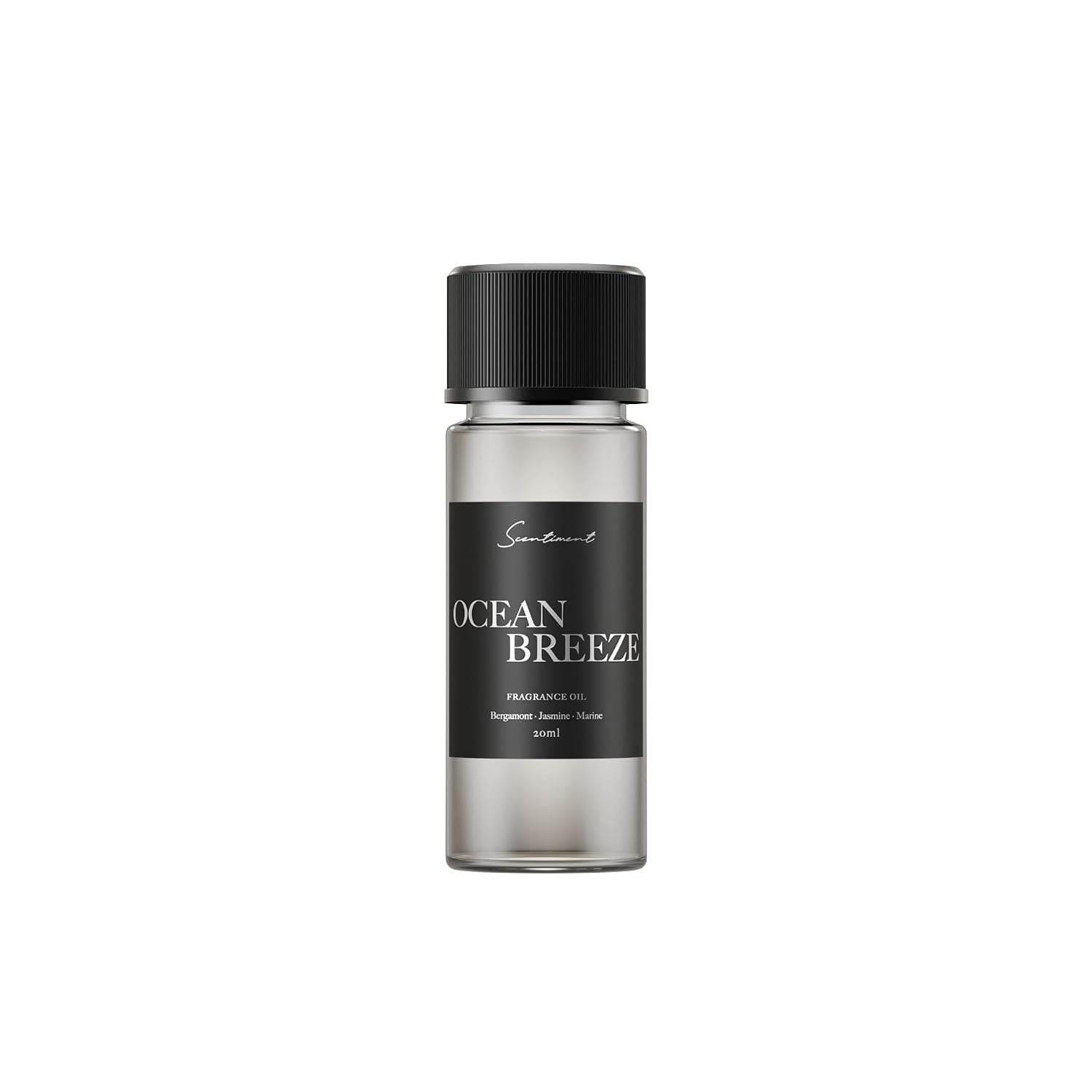 Scentiment Ocean Breeze Diffuser Oil - Hotel Scent - 0.68 fl oz (20 mL) | Premium Hotel Scent with Notes of Bergamot, Lemon, Jasmine with Marine & Amber Home Scent,Hotel Fragrance Oil Diffuser Refill