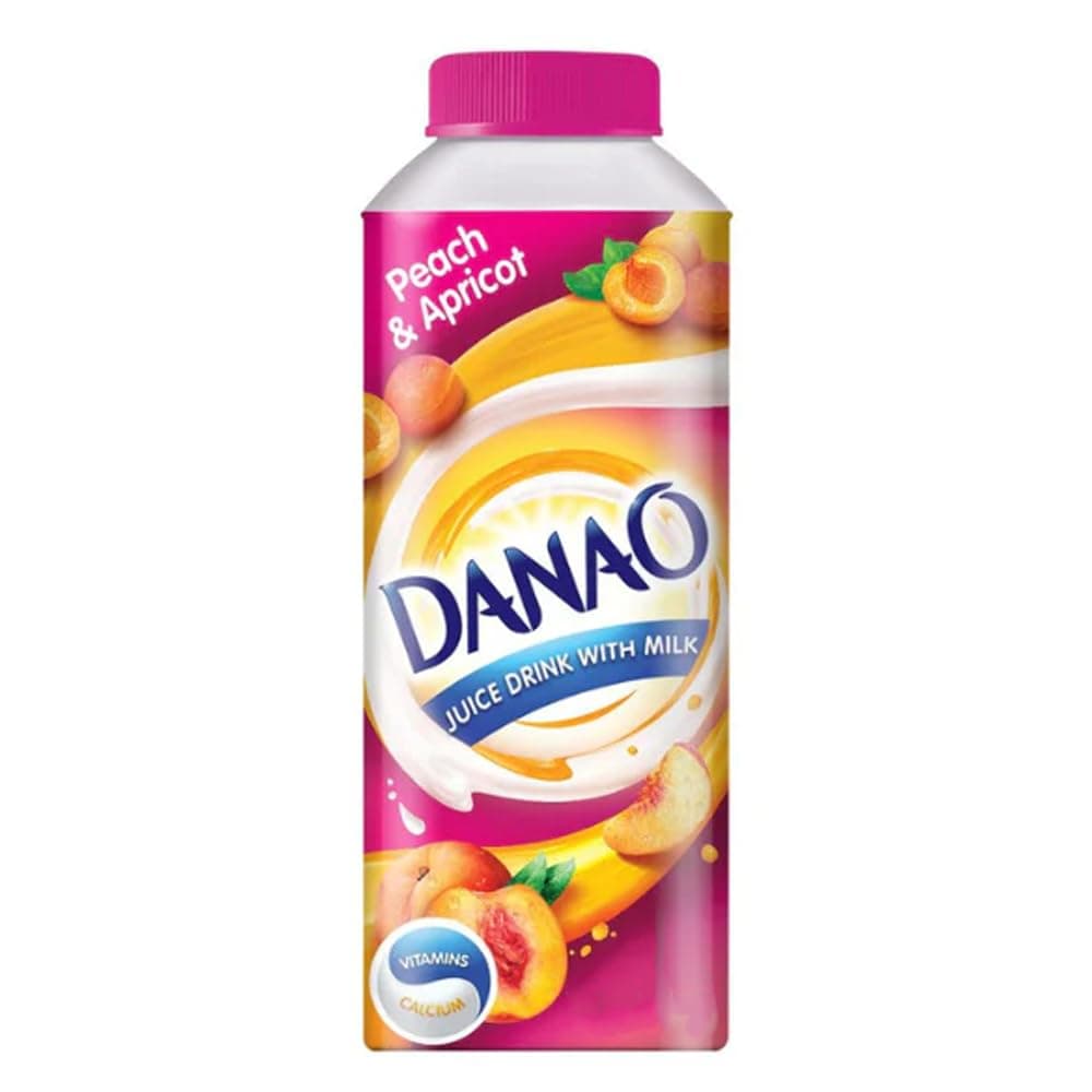 Danao Peach & Apricot Juice Drink With Milk, 180ml
