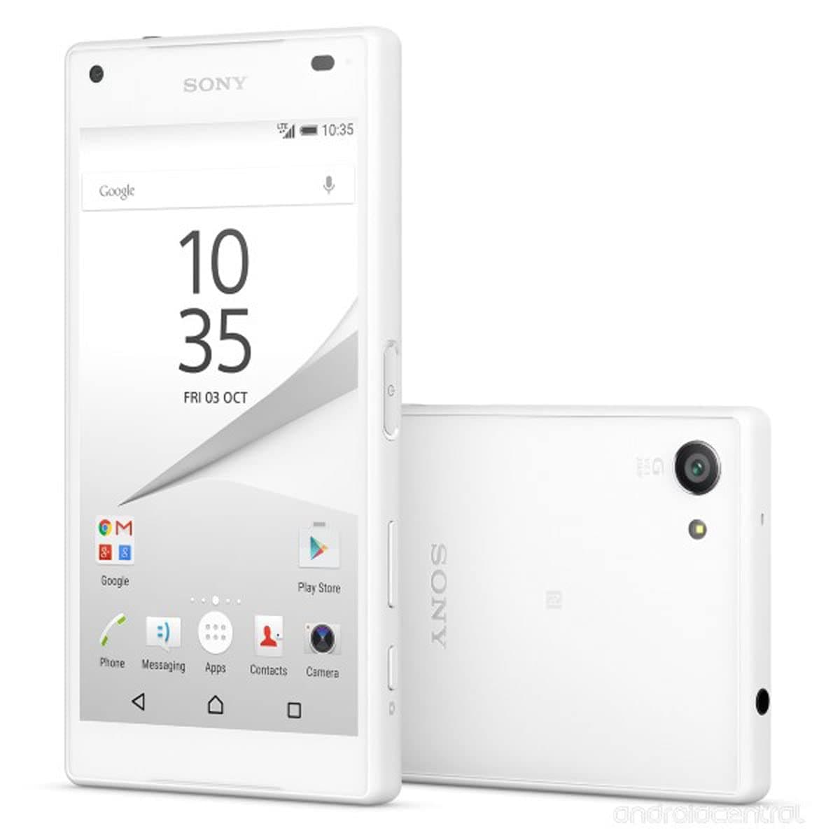Sony Xperia Z5 Compact SINGLE SIM 32GB ROM + 2GB RAM (GSM Only|No CDMA) Factory Unlocked 4G/LTE Smartphone (White) - International Version