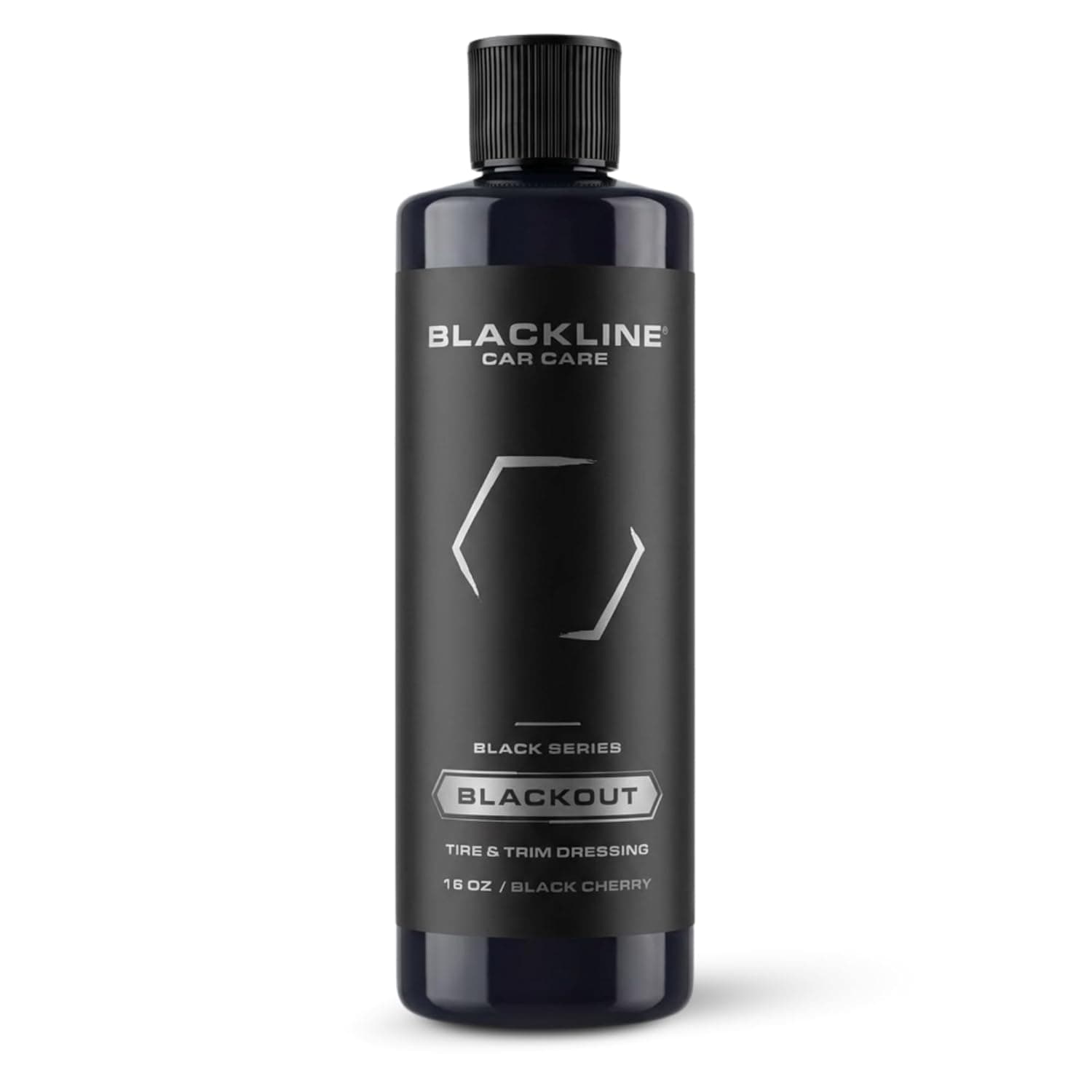 Blackline Car Care - Blackout Trim and Tire Dressing for Plastic, Rubber, Vinyl, and Tires Safe for Cars, Trucks, SUVs & More - 16 fl OZ