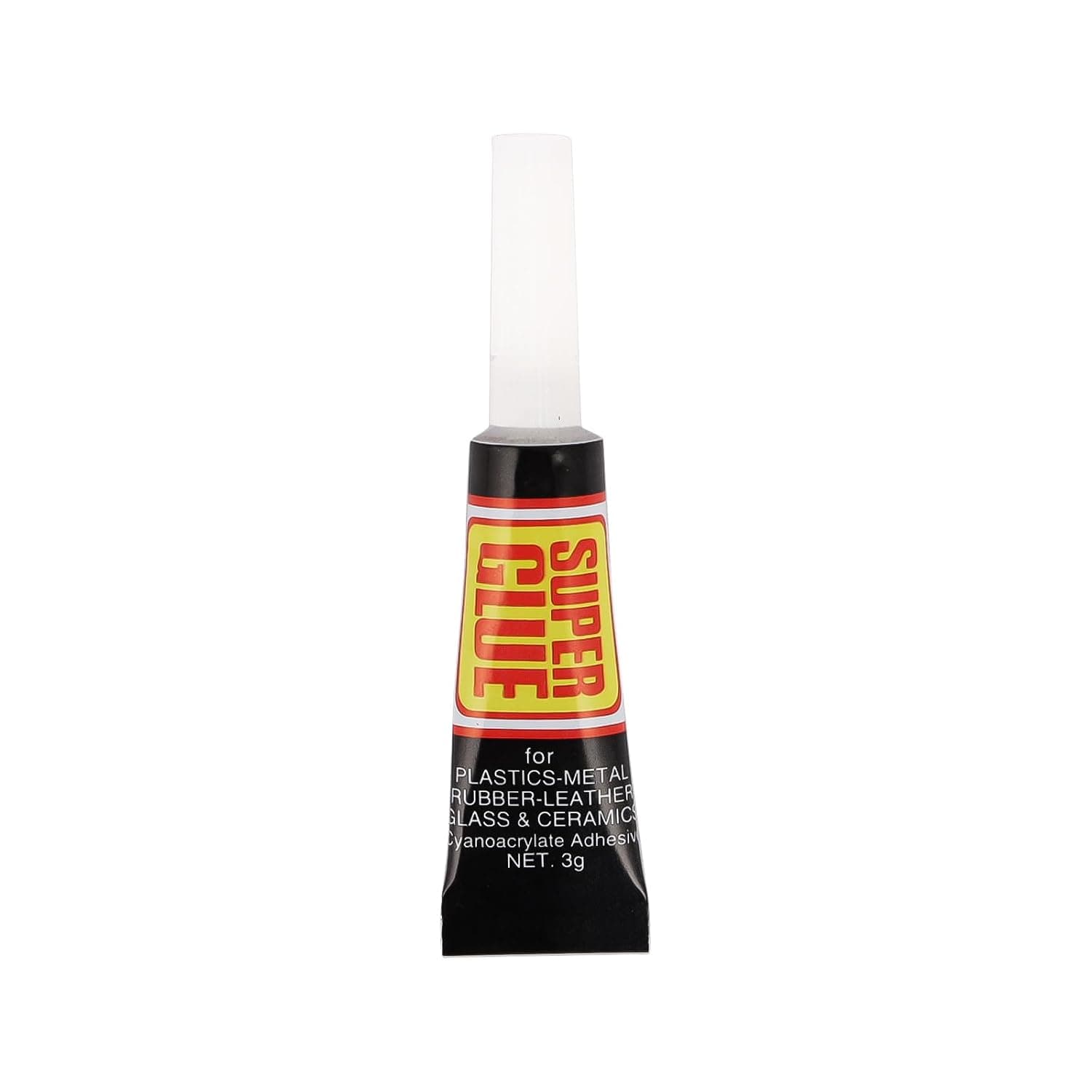 Epsilon Super Glue 3g, Fast Dry Cyanoacrylate Adhesive for Plastic, Ceramic, Metal, Wood & DIY Repairs