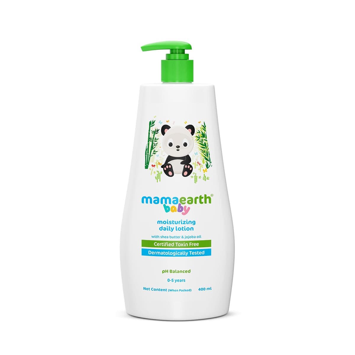 Mamaearth Moisturizing Daily Lotion for Babies with Shea Butter & Jojoba Oil, Baby Body Lotion for Dry & Sensitive Skin | Deep Nourishment that Locks in Moisture for Long-Lasting Hydration, 400ml