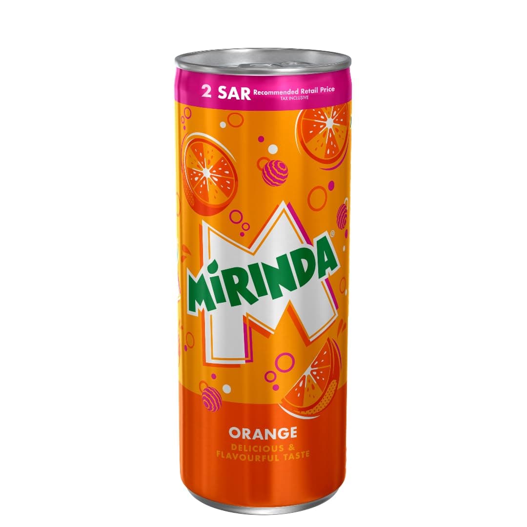 Mirinda Orange Soft Drink Can 240 ml
