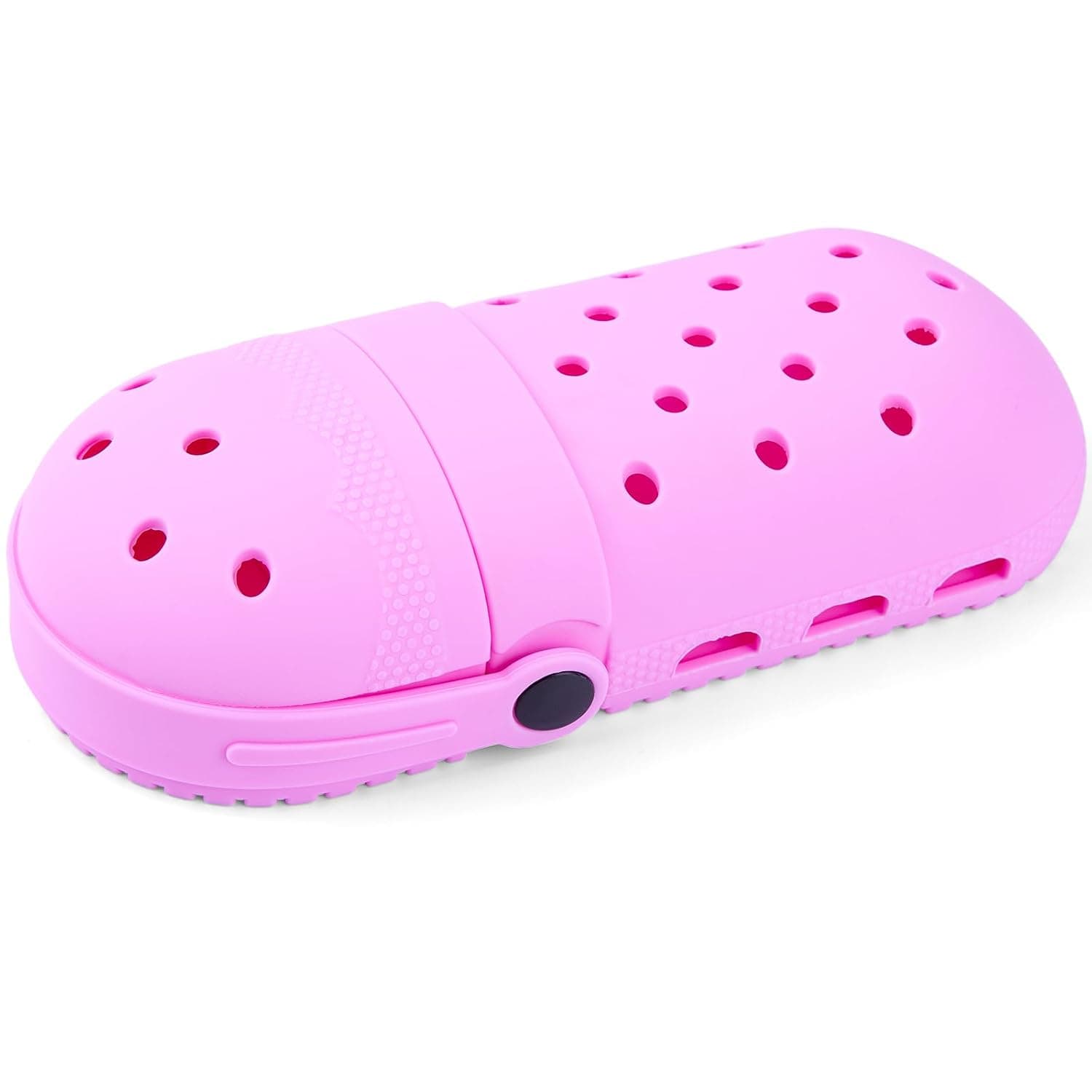 elephtree Funny Shoes Shaped Silicone Pencil Holder for Teacher Appreciation Gifts Adult Pencil Storage Organizer Cute Desktop Pen case Creative Stationery Storage for Office Classroom Home(Pink)