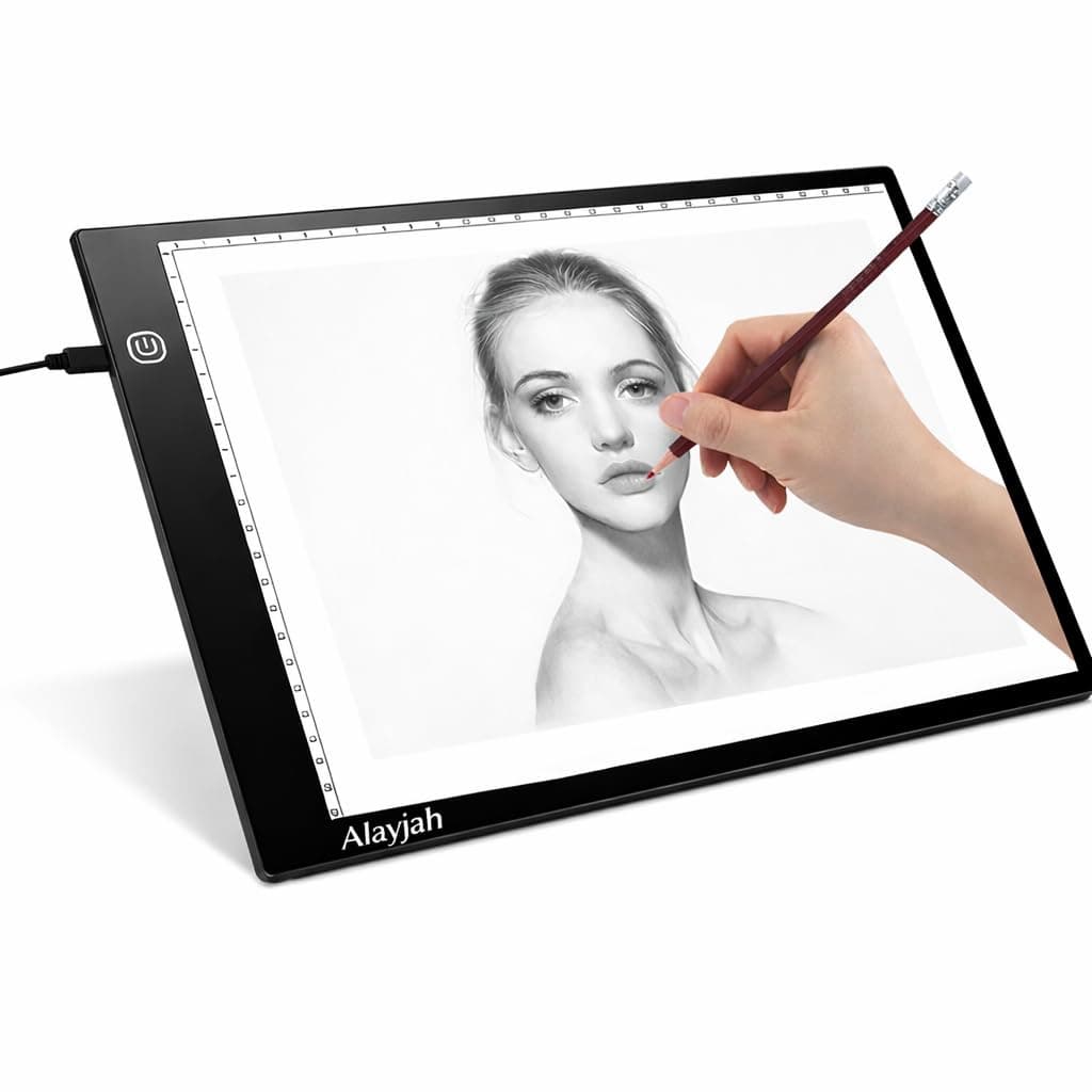 Show Your Creativity, Largest Size A3 LED Tracing Light Pad with Scale, Ultra-Thin Light Box for Artists, Designers & Craft Projects فجر ابداعك واحترف الرسم, شاشة كبيرة 20100450
