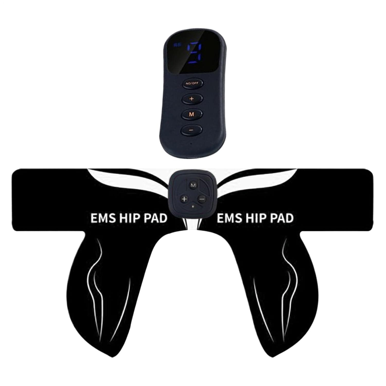 Butt Workout Equipment | 6 Modes 18-level Hip Muscle Trainer,Muscle Lifting Stimulator | for Workout Exercise Home Gym Fitness Pilates Yoga Office Travel Camping