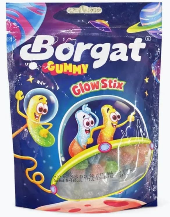 Borgat Gummy Glow Stix 80g