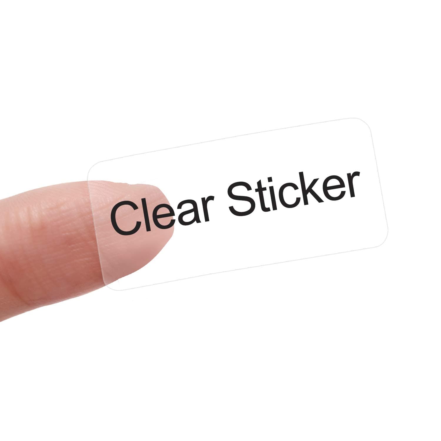 NIIMBOT Label Maker Tape (0.55" x 1.18") Printer Sticker Paper with Self-Adhesive for D11/D110/D101 Label Maker,JADENS D110,1 Roll of 210 (Clear)