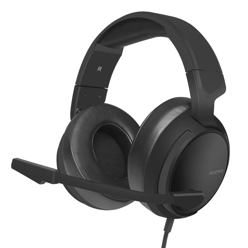 Shuer NUBWO Deep Bass Over-Ear Gaming Headphones With Mic Black N12