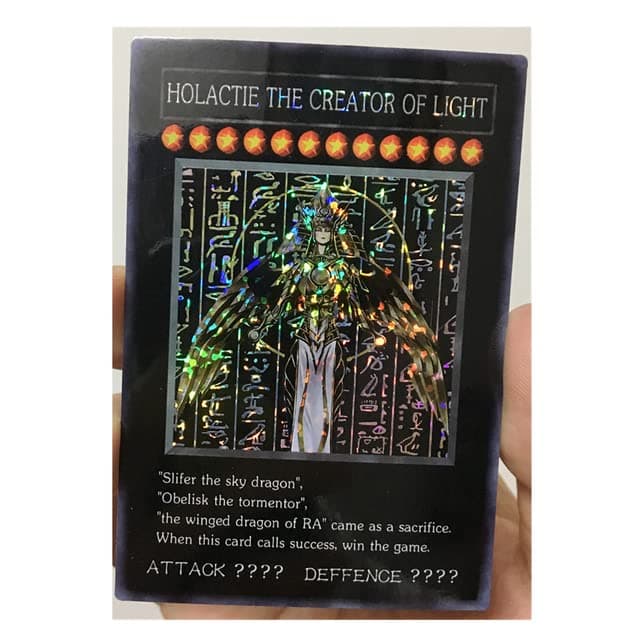 SA-LUX - Yu%Gi%Ohs DIY Holactie the Creator of Light Colorful Тоуs Hobbies Hobby Collectibles Game Collection Anime Cards (4)