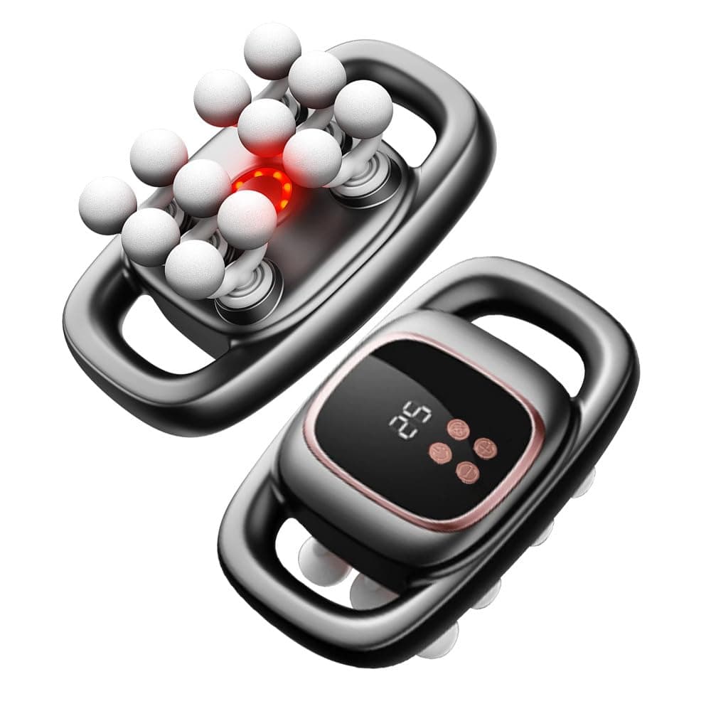 12 Heads Massage Gun Deep Tissue with 30 Levels, Electric Massager Tool for Legs, Arms, Waist, Back, Buttocks - Full Body Muscle Pain Relief, Ideal Gifts for Women, Men, Mom, and Dad