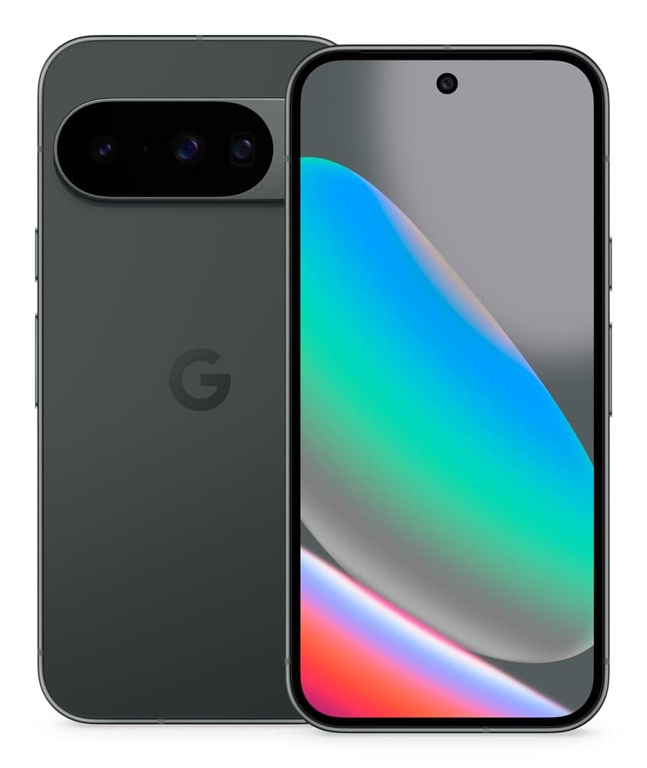 Google Pixel 10 5G (202 5) GK2MP 128GB + 12GB RAM, Dual SIM (Nano-SIM, eSIM), Android 1​6 Factory Unlocked Smartphone (Obsidian)