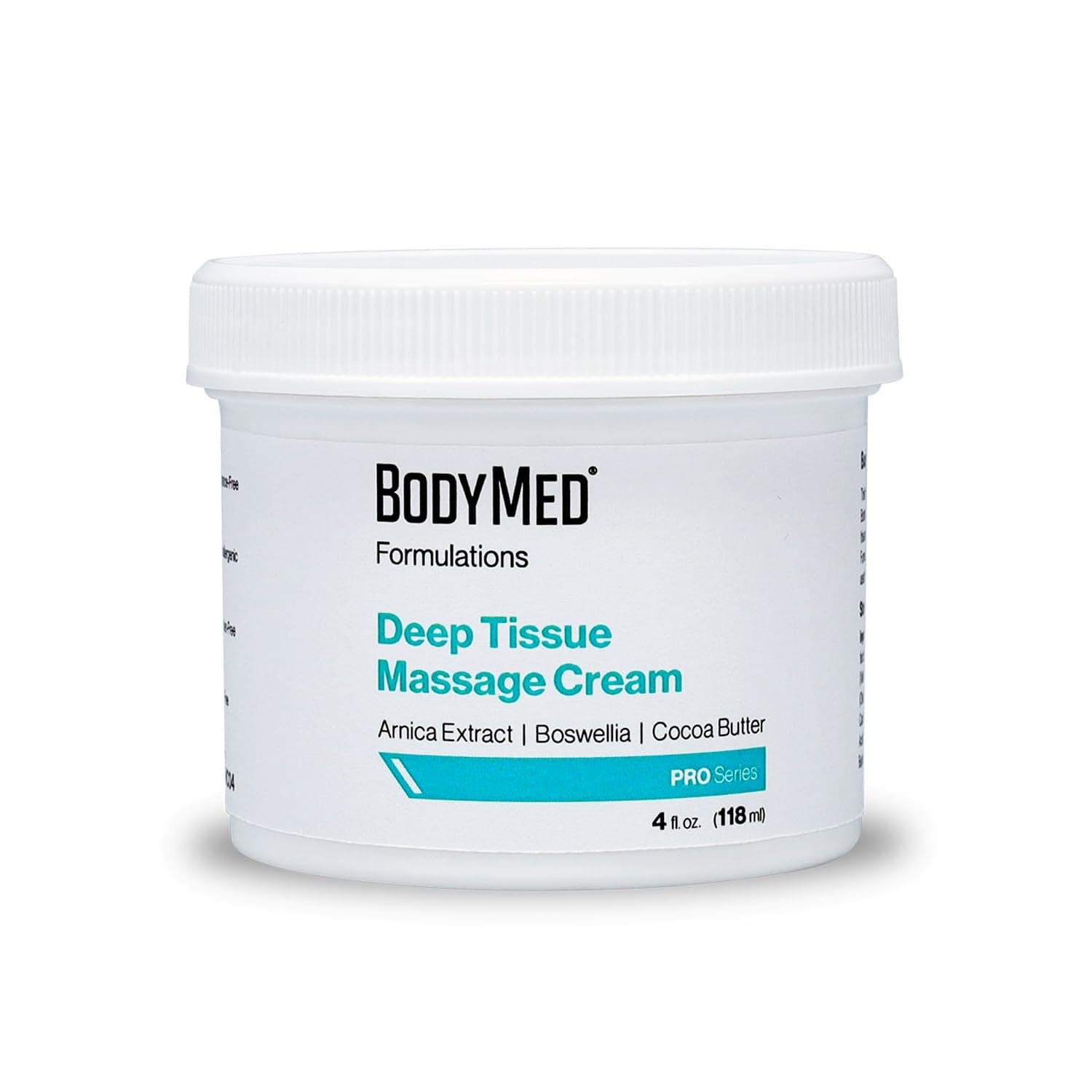 BodyMed Formulations Deep Tissue Massage Cream, 4 oz. – Massage Cream for Muscle Relaxation – Hypoallergenic – Formulated with Arnica Extract – for All Types of Clinical Massage