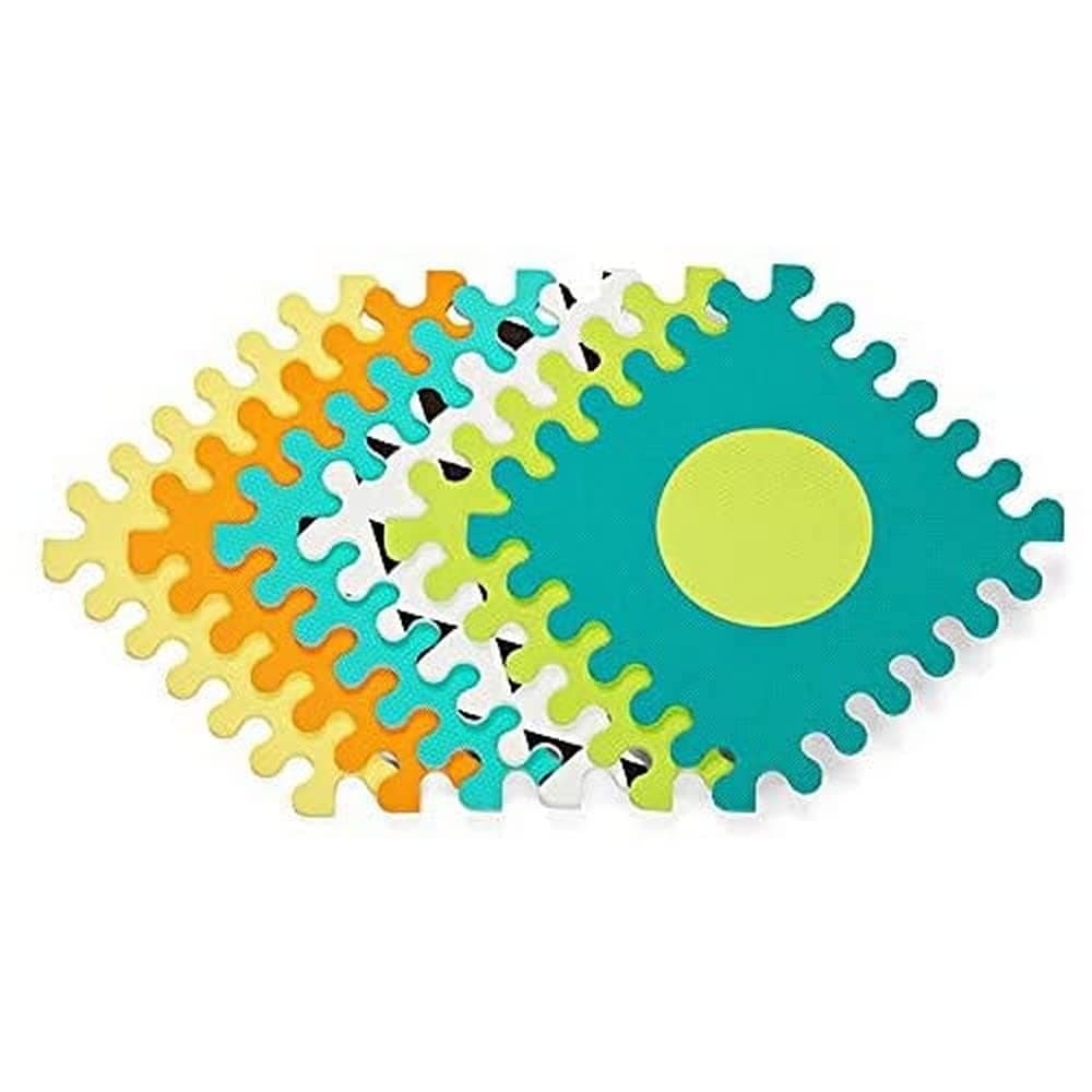 Infantino Gaga Soft foam puzzle mat 6 pcs Baby Activity , Learning & Developing Toys, Multicolor, Gaga Soft Foam Puzzle Mat 6 Pcs, 216056, Large