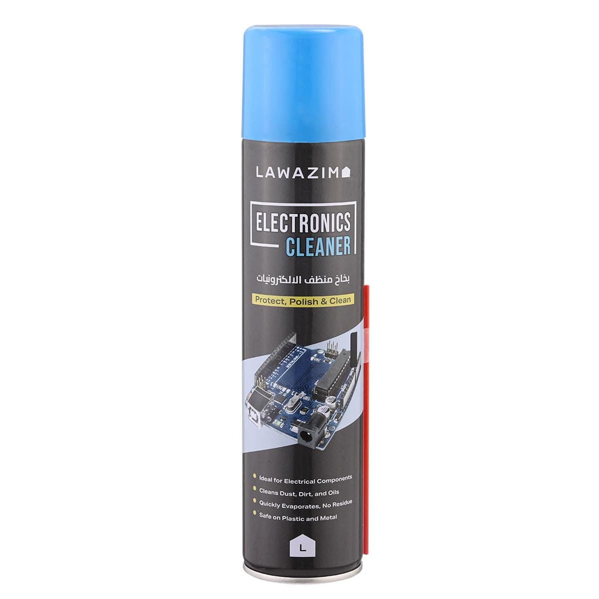 Lawazim Electronics Cleaner Spray - 300ml - Cleaning Spray with Precision Spout, Residue-Free, and Quick-Drying – for Circuit Boards, Keyboards, Smartphones, Laptops, and Electronic Devices