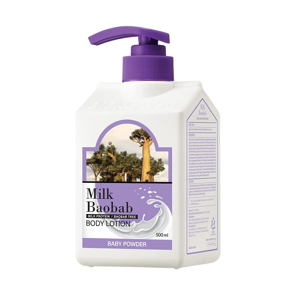 ミルクバオバブ Milk Baobab Body Lotion Bioklass Baby Powder Scented Lotion 16.90 fl oz / 500ml Korean Skincare