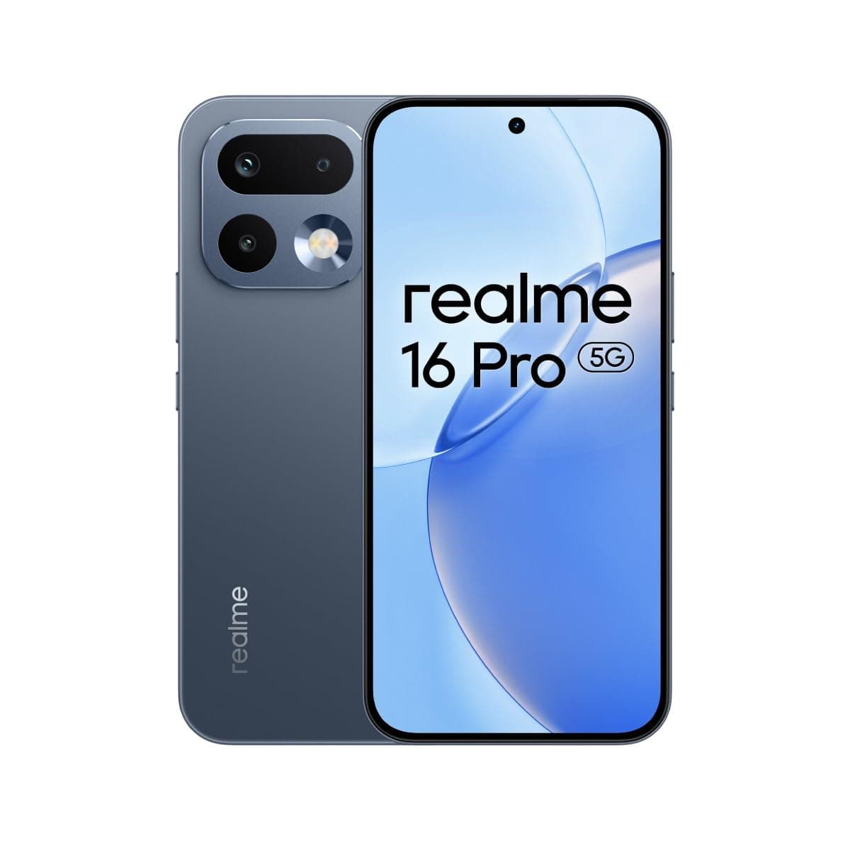 Realme 16 Pro Dual-SIM 256GB ROM + 8GB RAM (GSM Only | No CDMA) Factory Unlocked 5G Smartphone (Pebble Grey) - International Version