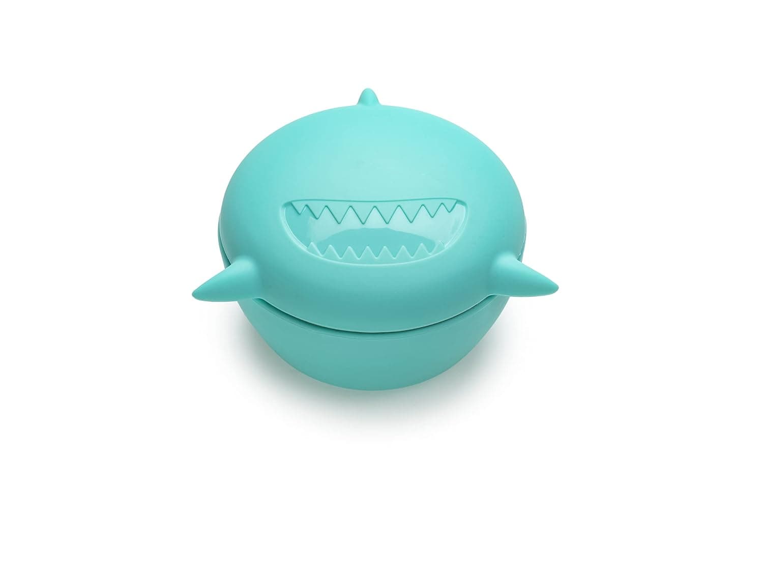 Melii Silicone Shark Bowl with Lid 350 ml - Airtight & Leakproof Food Storage for Babies, Toddlers, Kids - BPA Free, Microwave Safe, Perfect for On-the-Go Meals Snacks