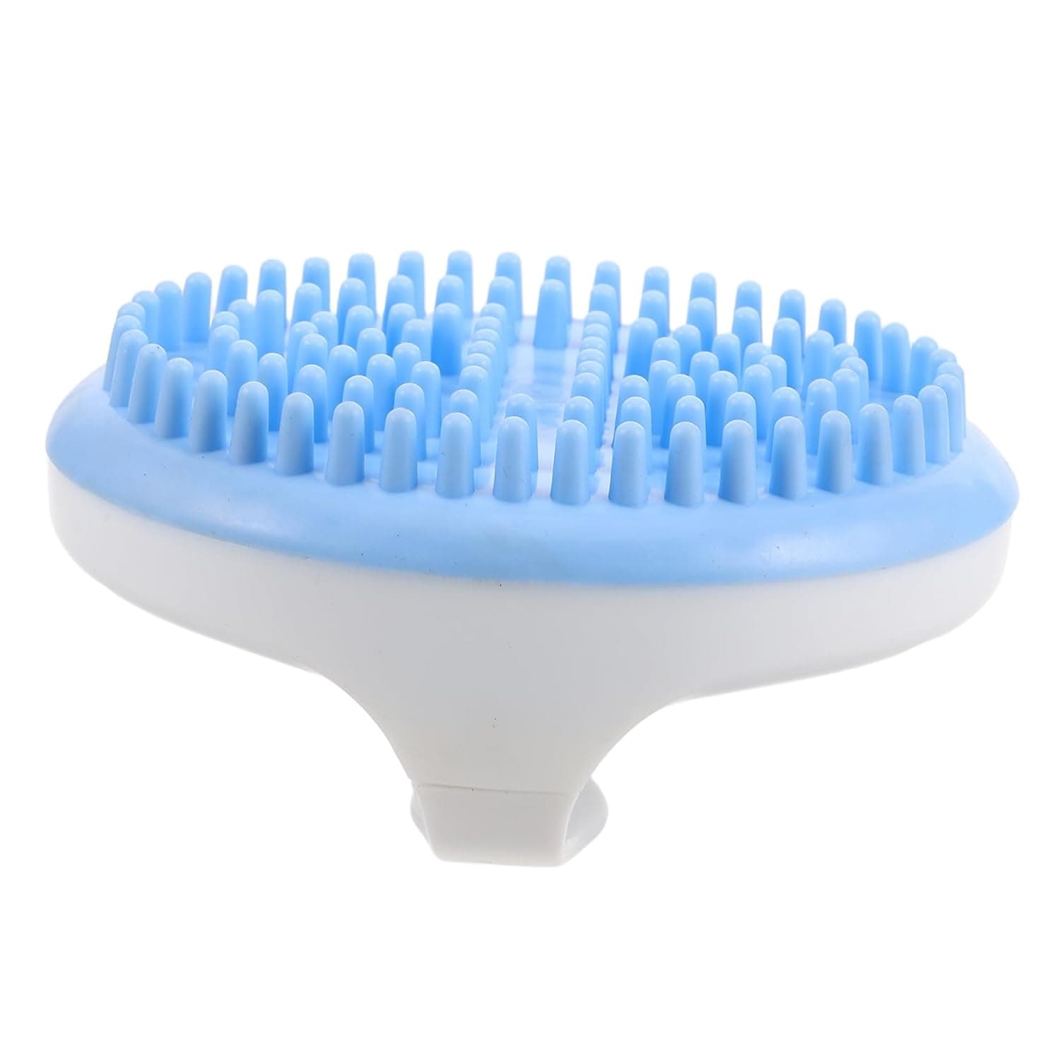 CALLARON Multifunctional Silicone Massage Brush Manual Massager for Scalp Belly Legs and Arms Stylish Blue Design for Home Travel Use Beauty Tool for Stimulation and Relaxation