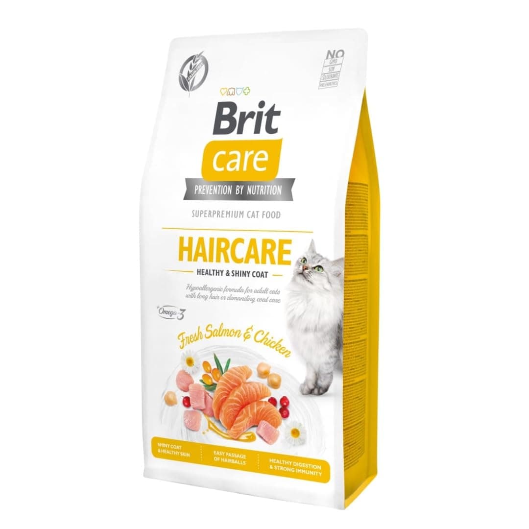 Brit Care Cat Grain-Free Haircare Healthy & Shiny Coat, 400g