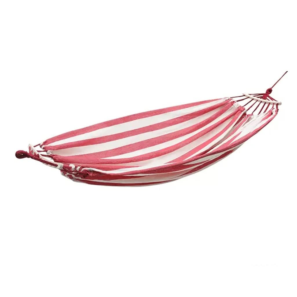 Outdoor Hammock Anti-rollover Travel Camping Portable Hammock Hanging Chair Outdoor Portable Camping Travel Equipment (Color : Red, Size : 190 * 80cm)