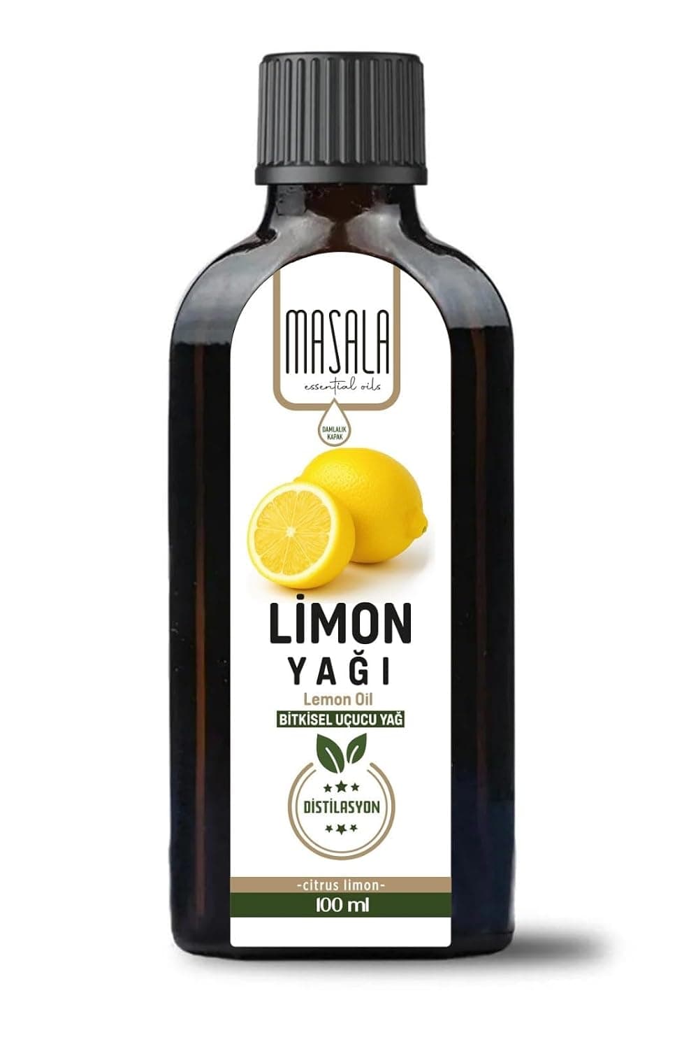 Lemon Oil 100ml – Natural Essential Oil Glass Bottle (Citrus Lemon Peel Oil)