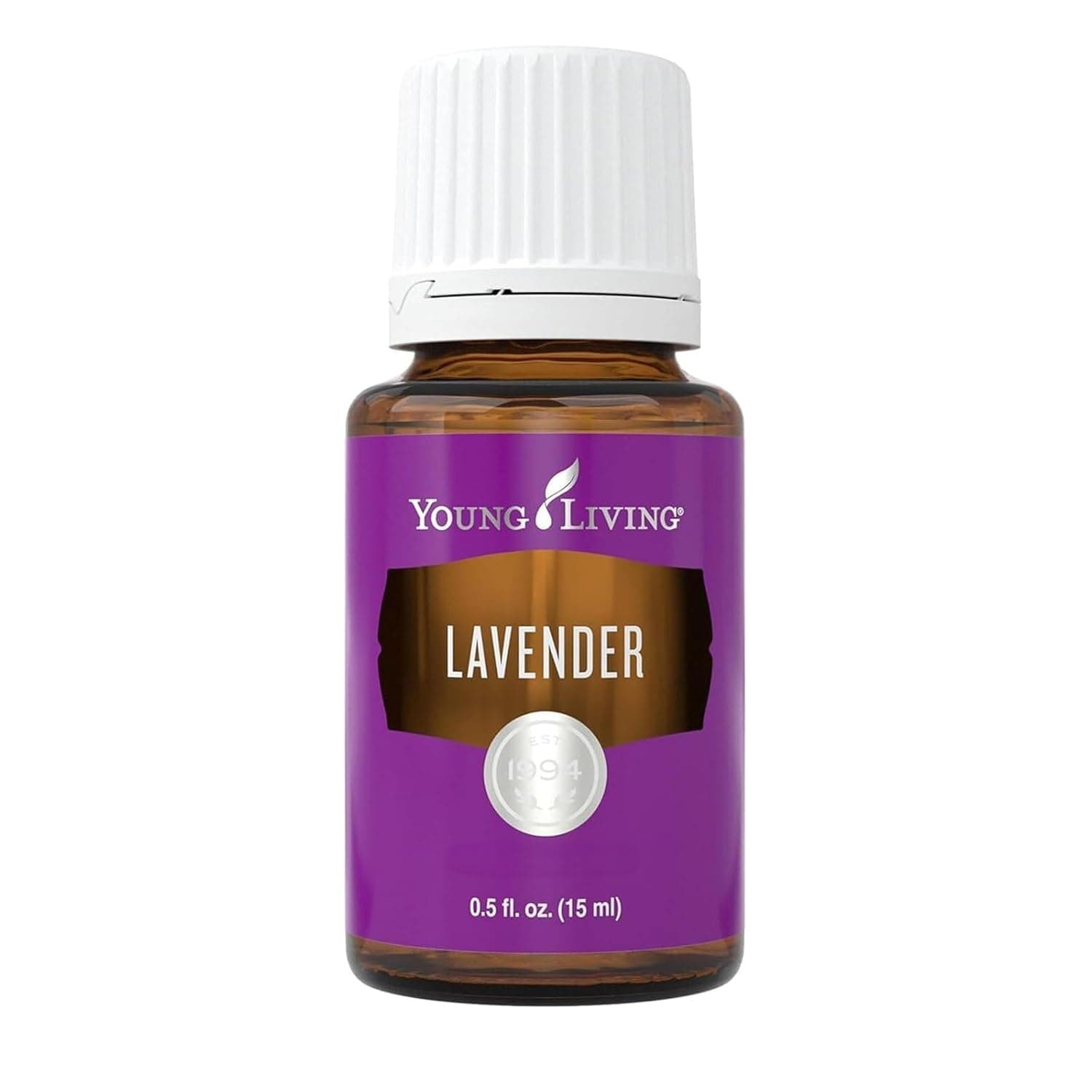 Young Living Lavender Essential Oil | 15ml | 100% Pure Lavender Oil | Aromatherapy Oil for Diffuser and Lavender Essential Oil for The Skin | Steam Distilled from Lavender Flowers