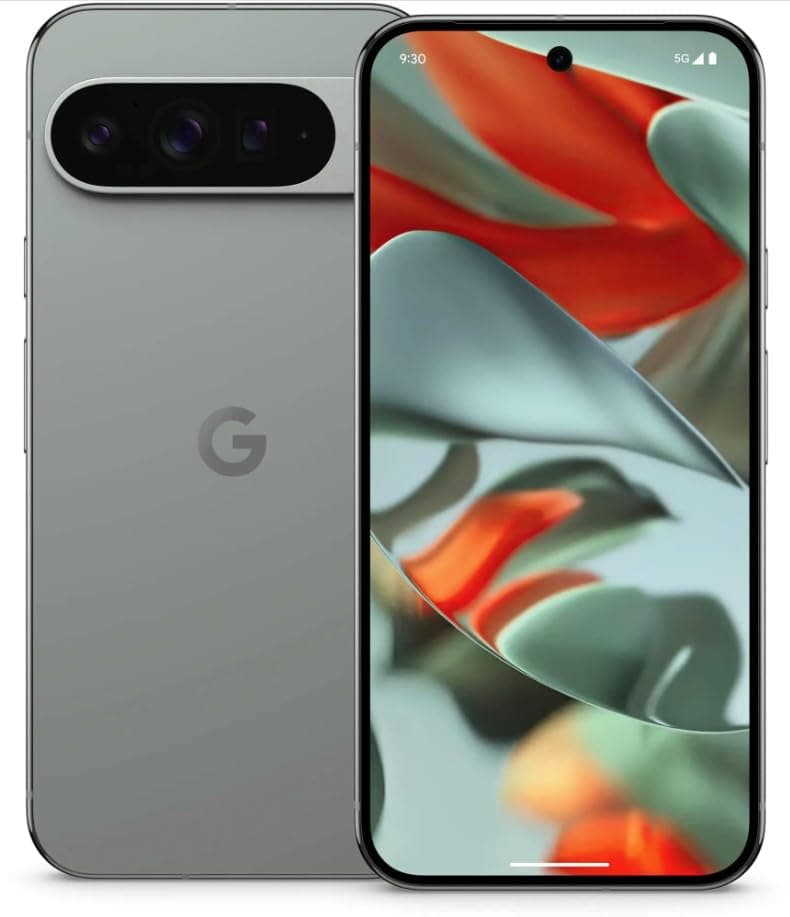 Google Pixel 9 Pro XL 5G, 256GB + 16GB RAM, Hazel - Unlocked (Renewed Premium)