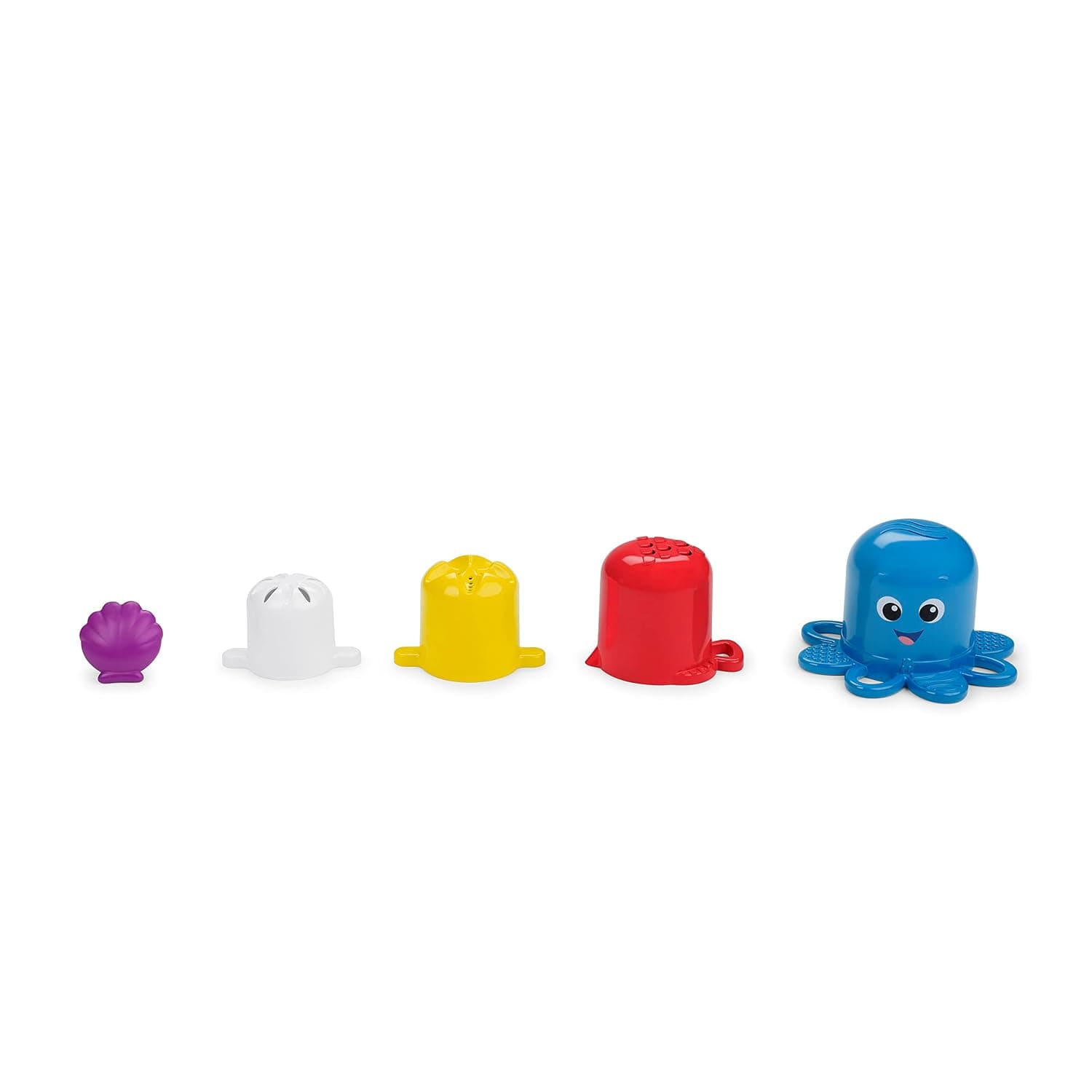 Baby Einstein Ocean Explorers Opus’s Stack & Stream Sensory Stacking Cups, Ages 3 Months and up…
