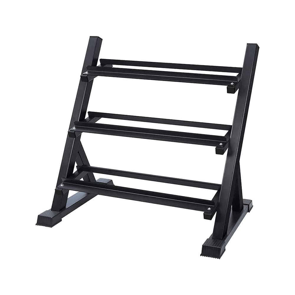 Prosportsae 3 Tier Dumbbell Rack For 8 Pairs – Compact Weight Rack For Dumbbells – Dumbbell Weights Rack For Home And Commercial Gym – Fitness Essentials – Maximum Weight Capacity of 500 Kg