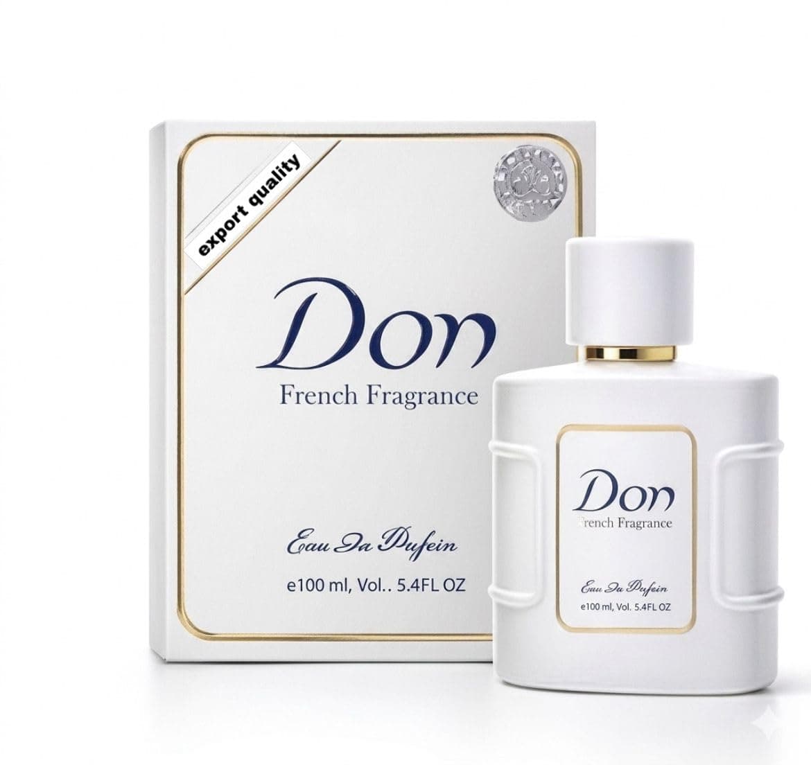 Don French Fragrance Elegant White Edition Eau De Parfum for Men and Women, 100ml
