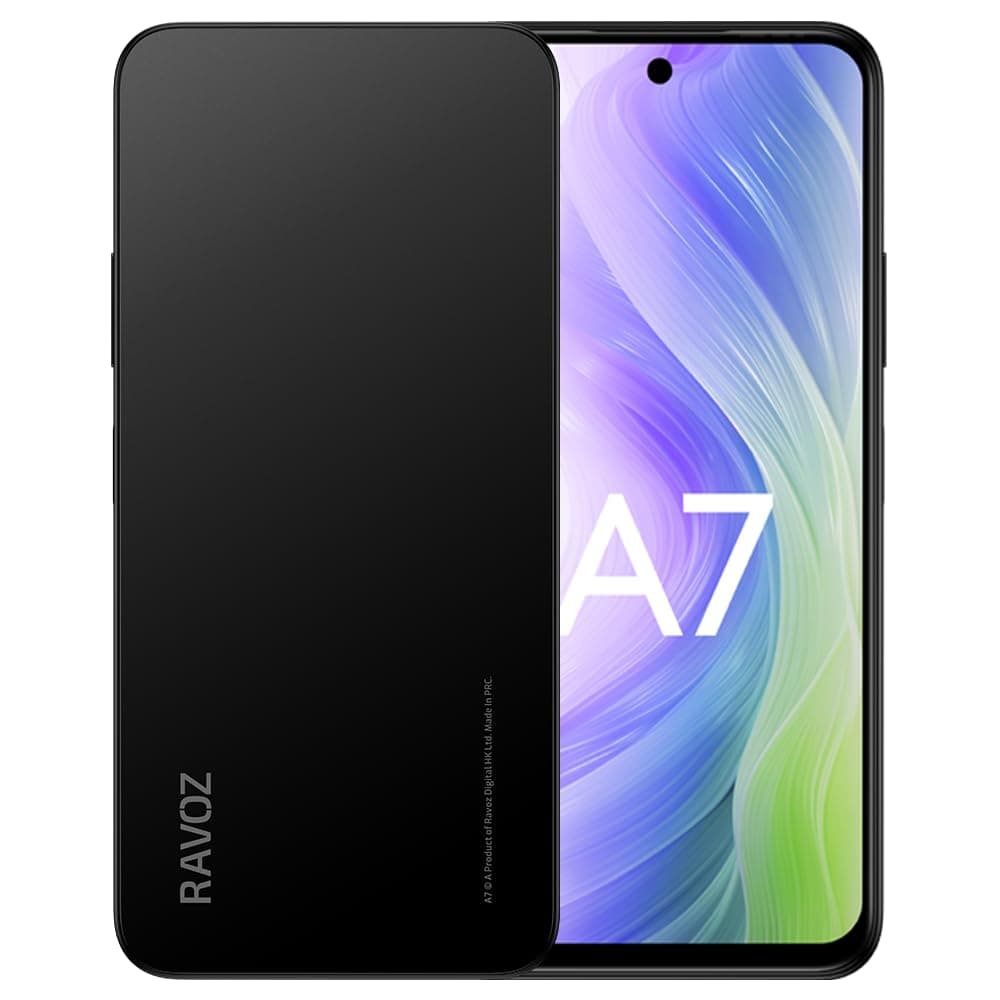 A7 Non Camera and Non GPS 12GB RAM (4GB + 8GB Expandable) 128GB ROM, 6.67"HD+ Display, Dual Sim, 5000 mAh Battery, 4G, NFC, Android 15 - Cosmic Black