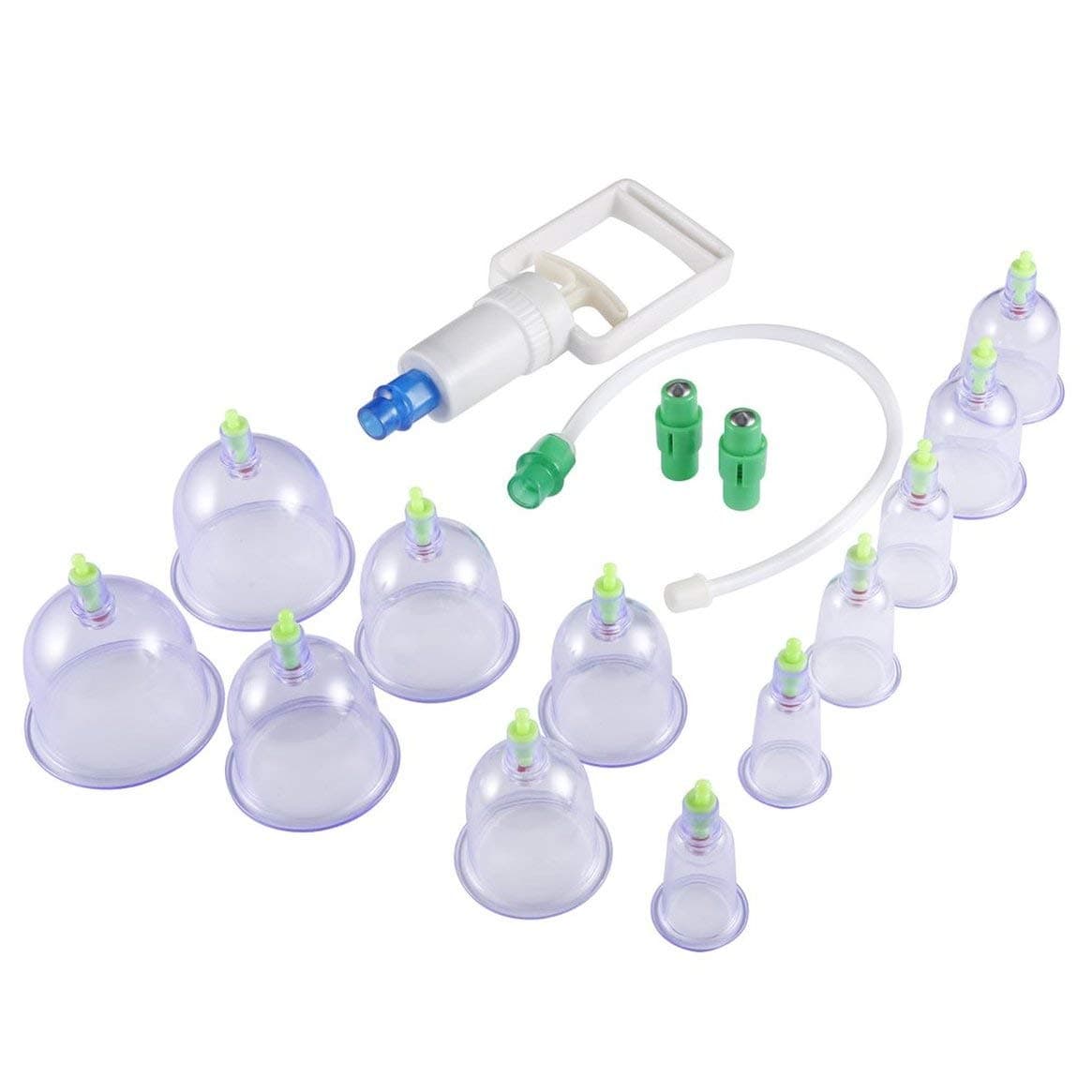 12pcs/set Chinese Health Care Medical Vacuum Body Cupping Therapy Cups Massage Body Relaxation Healthy Message Set Safe
