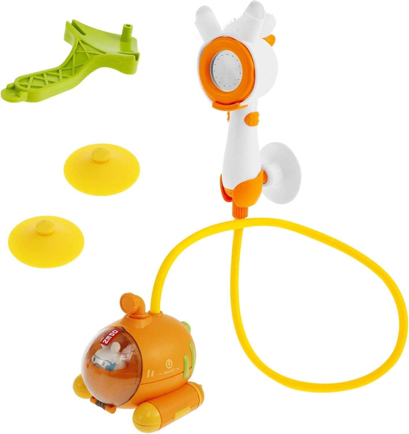 Baby Bath Shower Head, Kids Water Spray Toys with Suction Cup, Toddler Leakproof Baby Bath Toy Bathtub Shower Head for Infant Child Toddles Gift Boys Girls