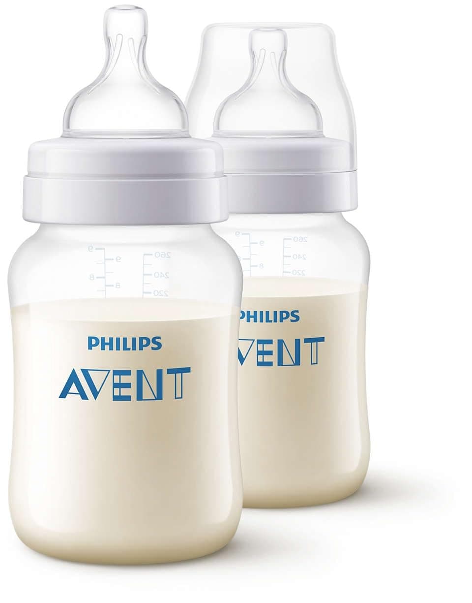 Philips Avent Anti-Colic Baby Bottle 2-Pieces, 260 ml Capacity