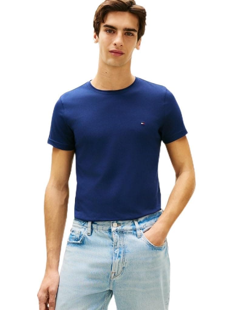Tommy Hilfiger Mens STRETCH SLIM FIT TEE T-Shirts