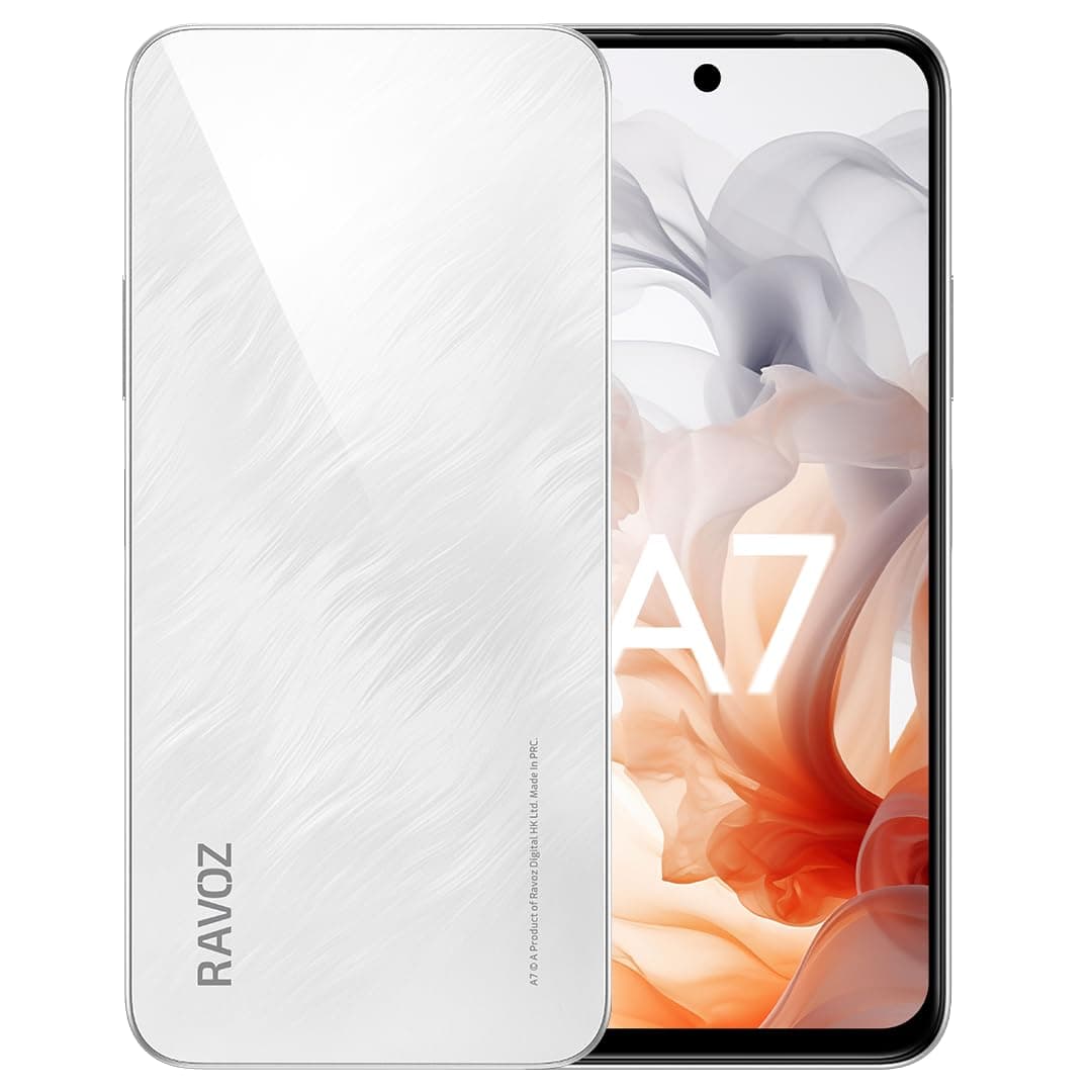 A7 Non Camera and Non GPS 12GB RAM (4GB + 8GB Expandable) 128GB ROM, 6.67"HD+ Display, Dual Sim, 5000 mAh Battery, 4G, NFC, Android 16 - Astral White