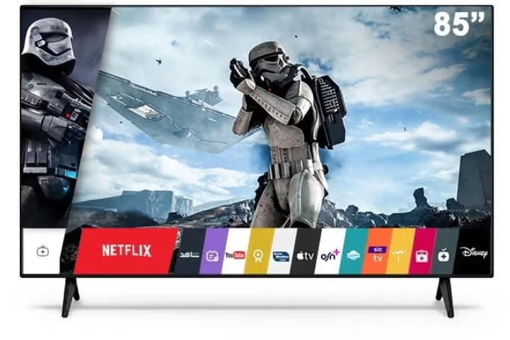 Dansat 85-inch QLED Smart TV, 4K WebOS, DTQ85UWS, with Magic Remote