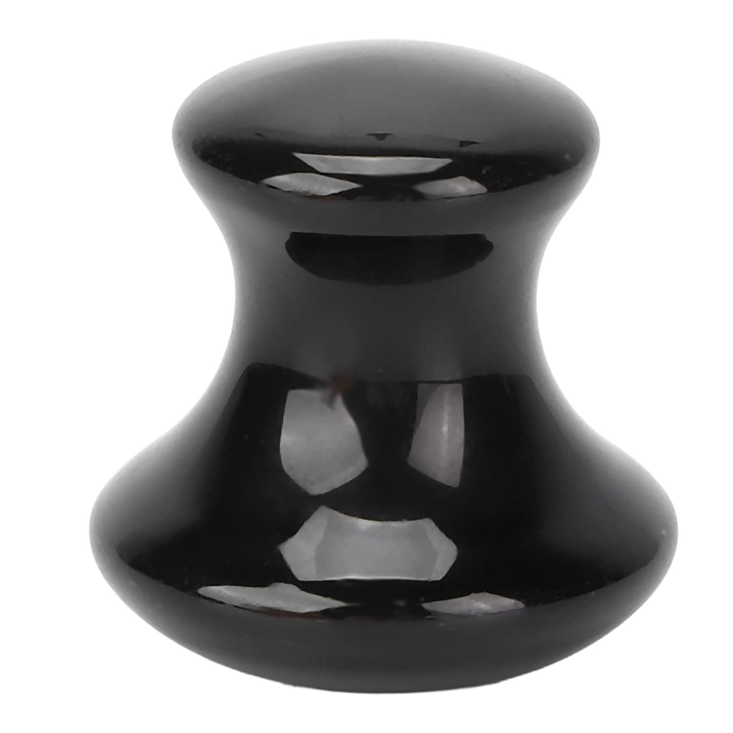 Massage Tool, Aventurine Gua Sha Mushroom Massager, Massage Tool for Face and Eyes, Face Eye Wrinkle Removal Spa Relaxation, Black