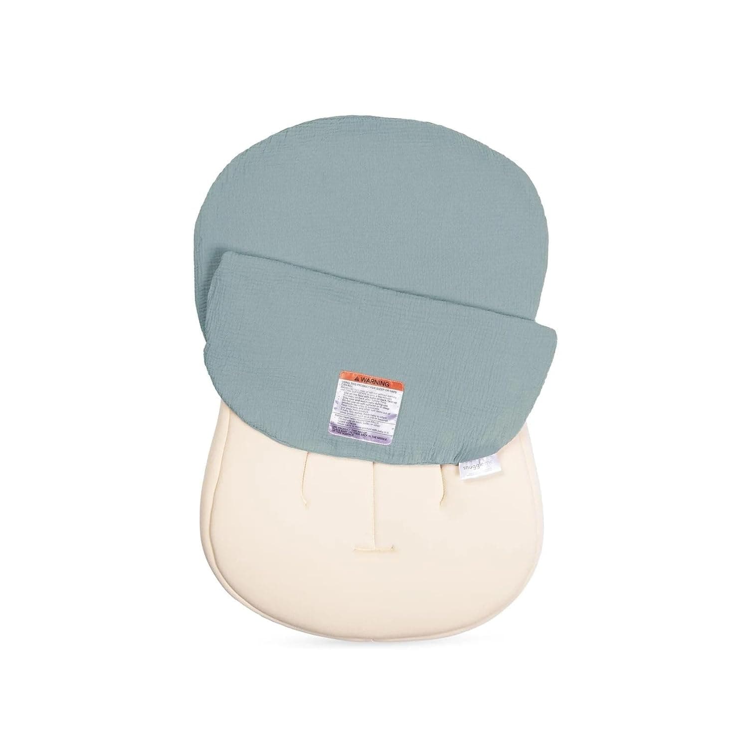 Snuggle Me® Baby Lounger Curve Cover - Organic Cotton Fabric - Slate
