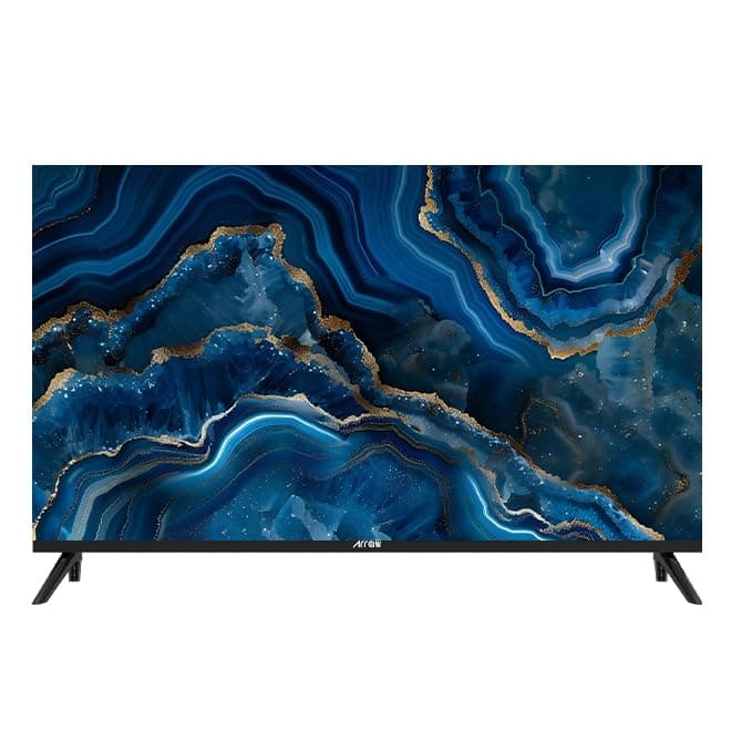 ARRQW 32 Inch HD Ready Smart Android 14 LED TV, Frameless Design, Mirror Cast & E-Share, HDMI USB Wi-Fi, Netflix & YouTube | Model Name: RO-32LPS