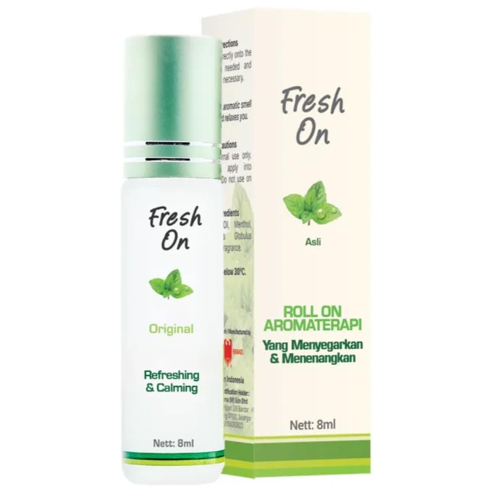 Roll On Fresh On Eagle Brand - Original 10ml - Aromatherapy Roll-on - Compact and Practical Format - Fresh Scent