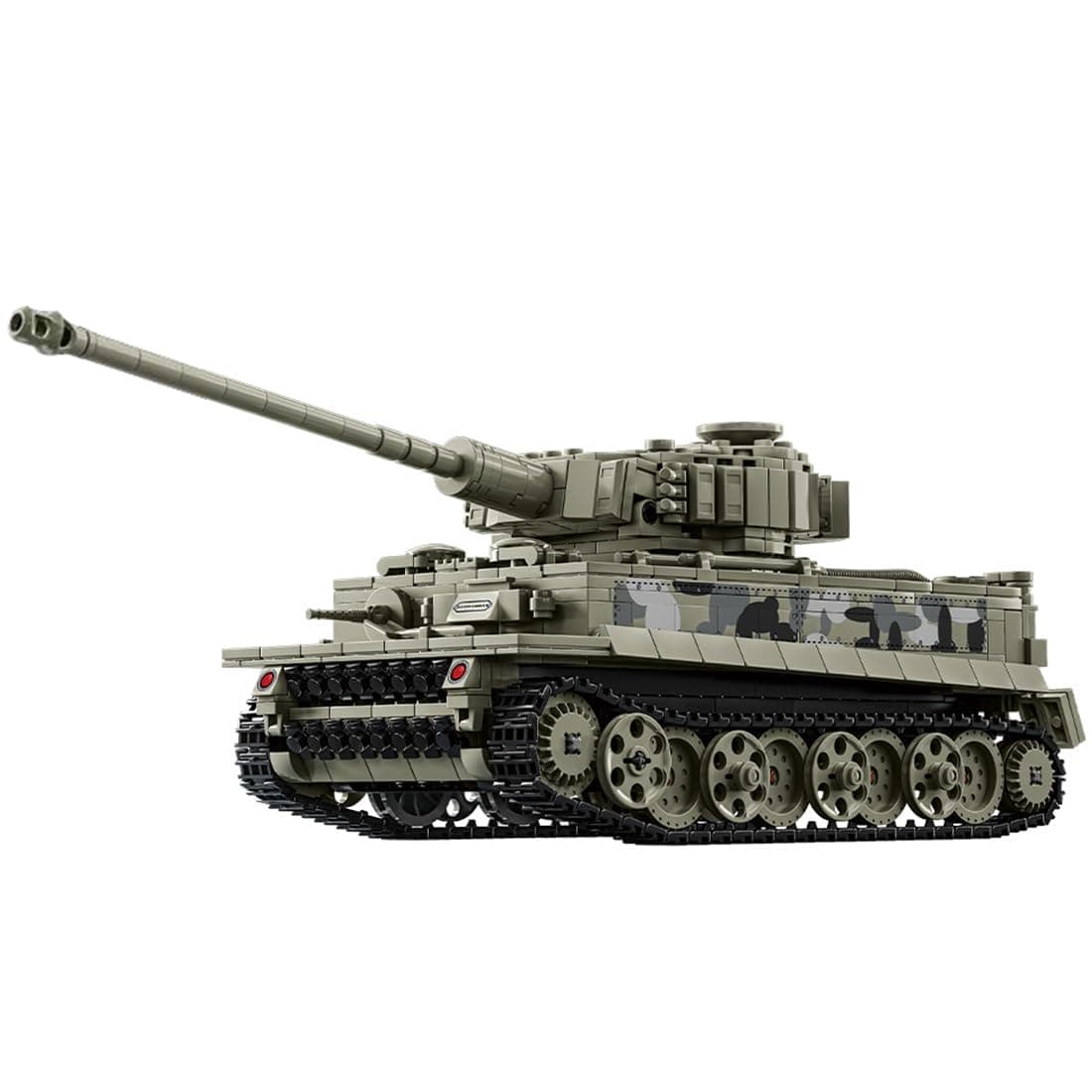 Tiger Tank Building Blocks Kit, 968 Pieces Military Tank Clamping Blocks Model Kit, WW2 Heavy Tank Construction Set