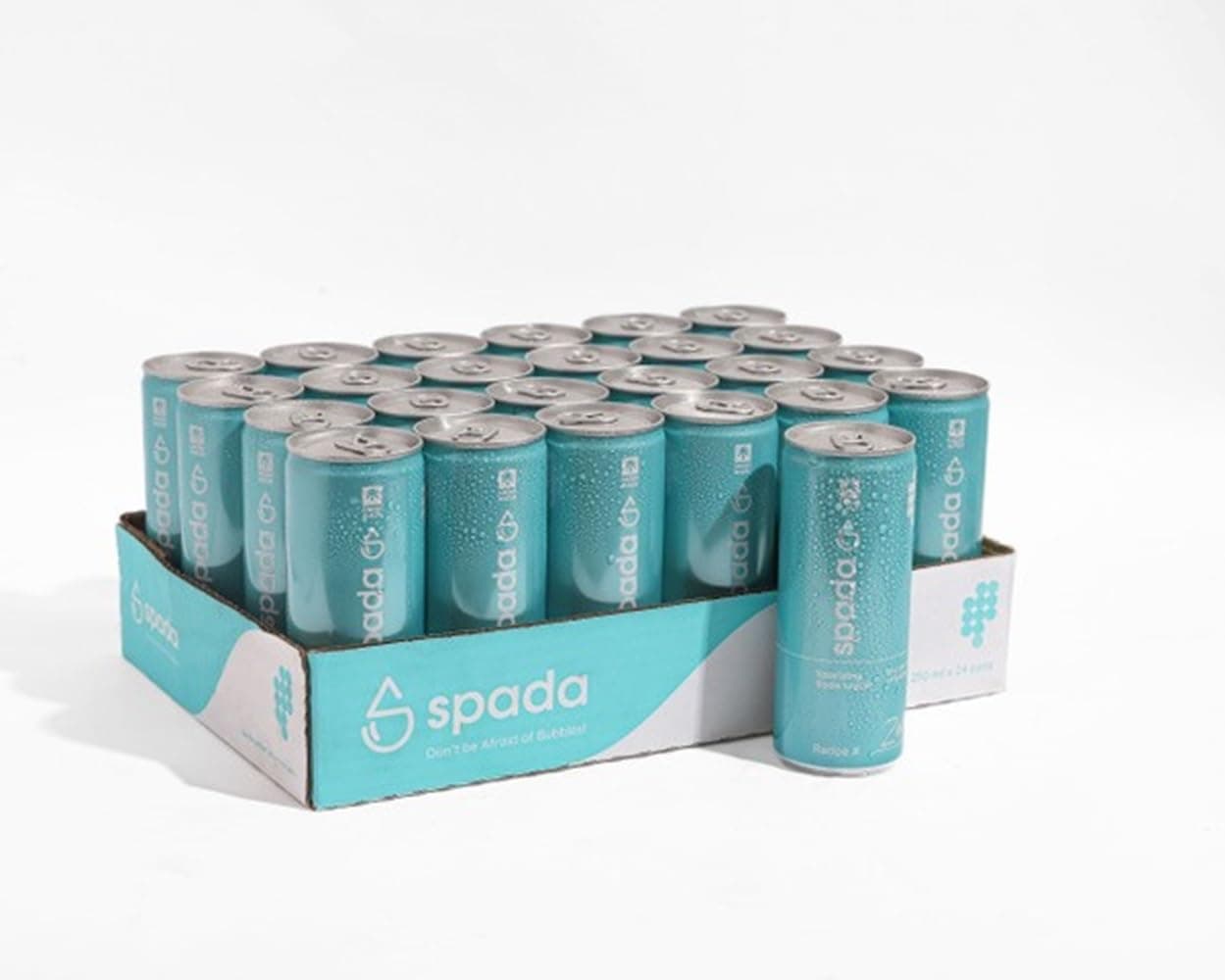Spada Sparkling Water Zero, Signature Flavor, Sugar Free, 250 ml Can (Pack of 24)