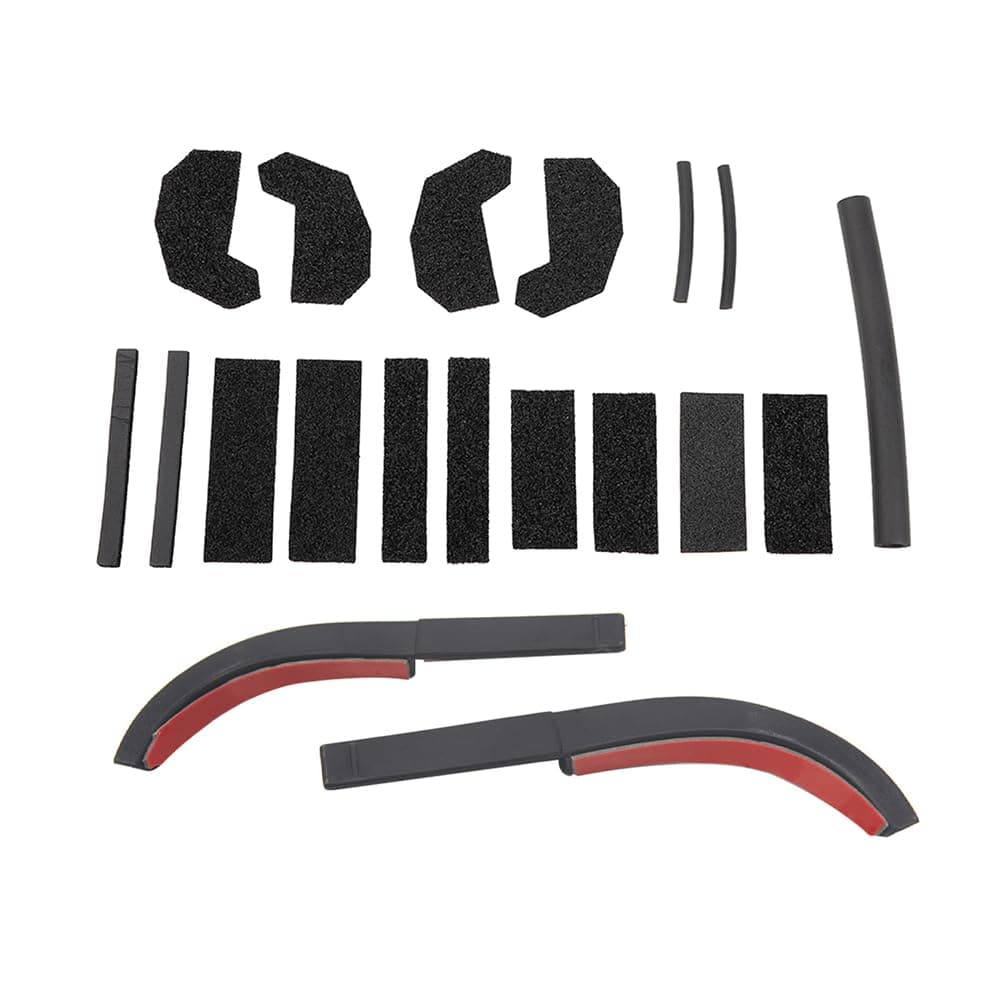 17PCS Car Hard Top Seal Kit Rain Leakage Foam Blocker Repair Set 2PCS Rain Driverter Rain Gutter for Jeep Wrangler JK JKU 2007-2017 Interior Exterior Accessories
