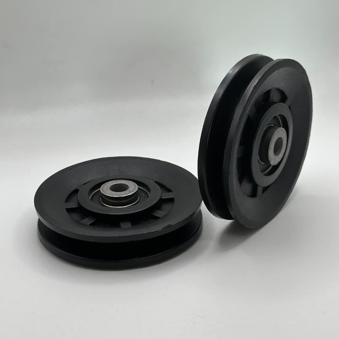 2pcs Universal Gym Pulley Wheel 90mm, Bearing Pulleys for Cable Machine Fitness Equipment Spare Part Water Proof