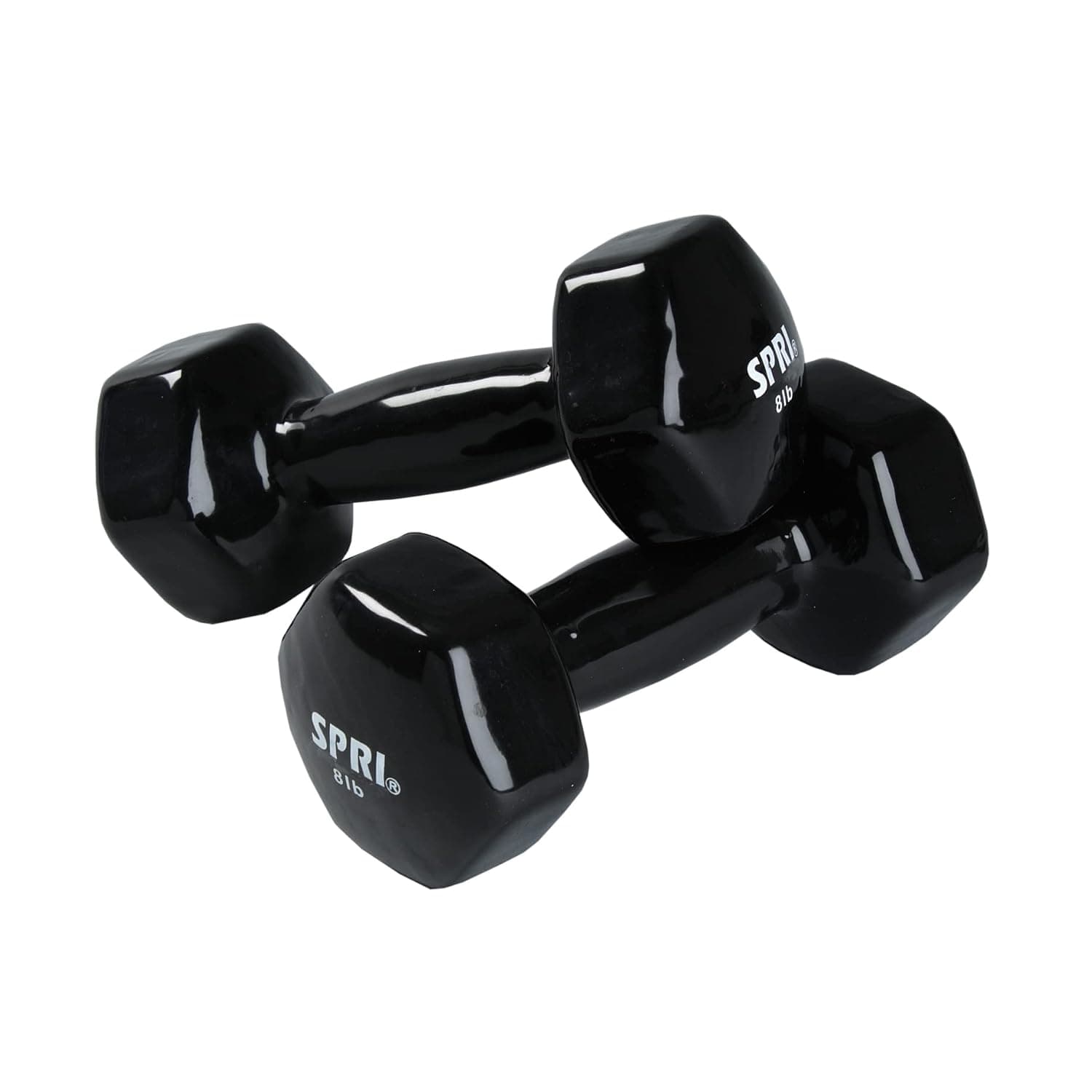 Dumbbells Hand Weights Set of 2 - Vinyl Coated Exercise & Fitness Dumbbell for Home Gym Equipment Workouts Strength Training Free Weights for Women, Men (1-10 Pound, 12, 15, 18, 20 lb)