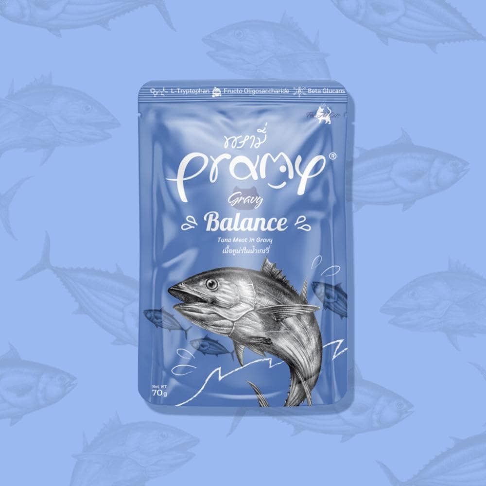 Balance Cat Wet Food with Tuna in Gravy for Adults- 12 Pouches*70g