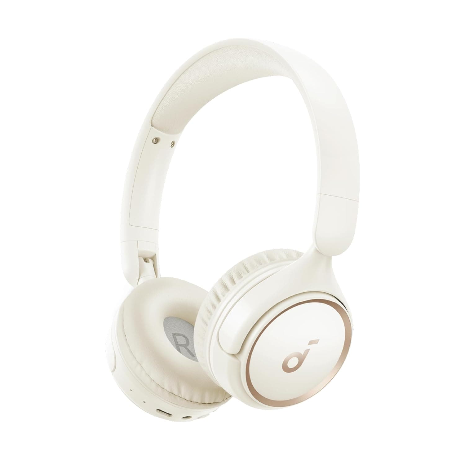 Soundcore H30i Wireless On-Ear Headphones, Foldable Design, Pure Bass, 70H Playtime, Bluetooth 5.3, Lightweight and Comfortable, App Connectivity, Multipoint Connection (White)